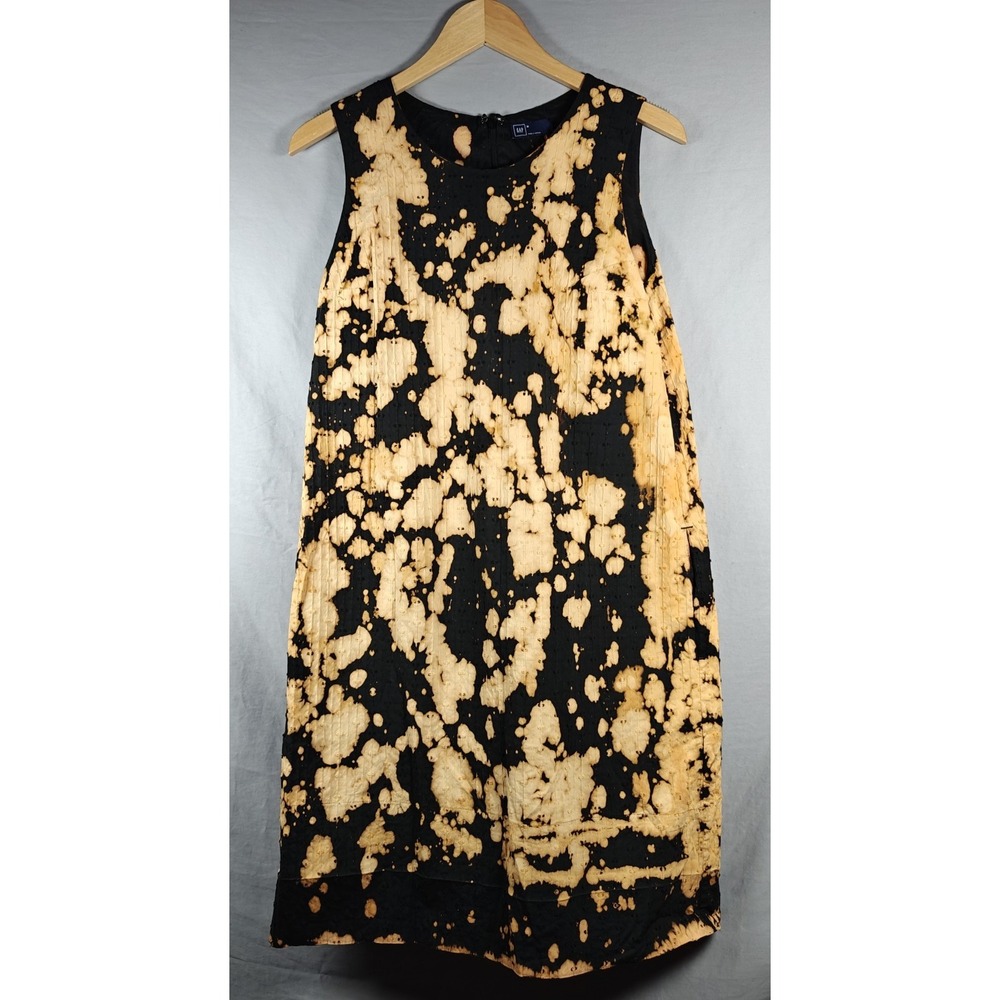 Gap Sleveless Shift Dress Tye Dye Pattern Midi Length Med Needs Hemming